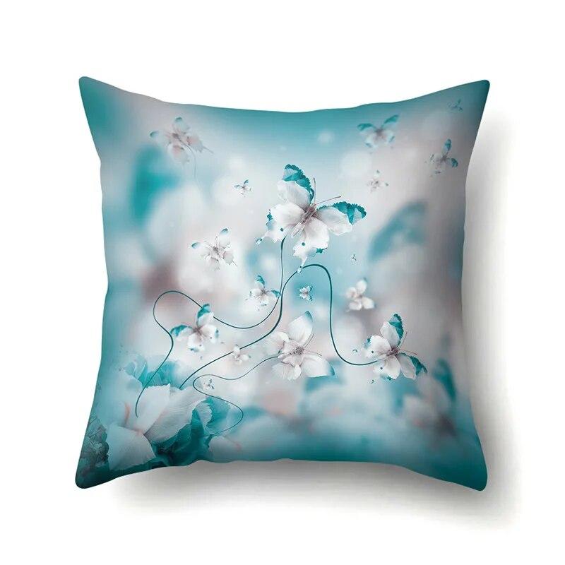 Geometric Butterfly Pattern Pillowcase Waist  Living Room Bedroom Sofa