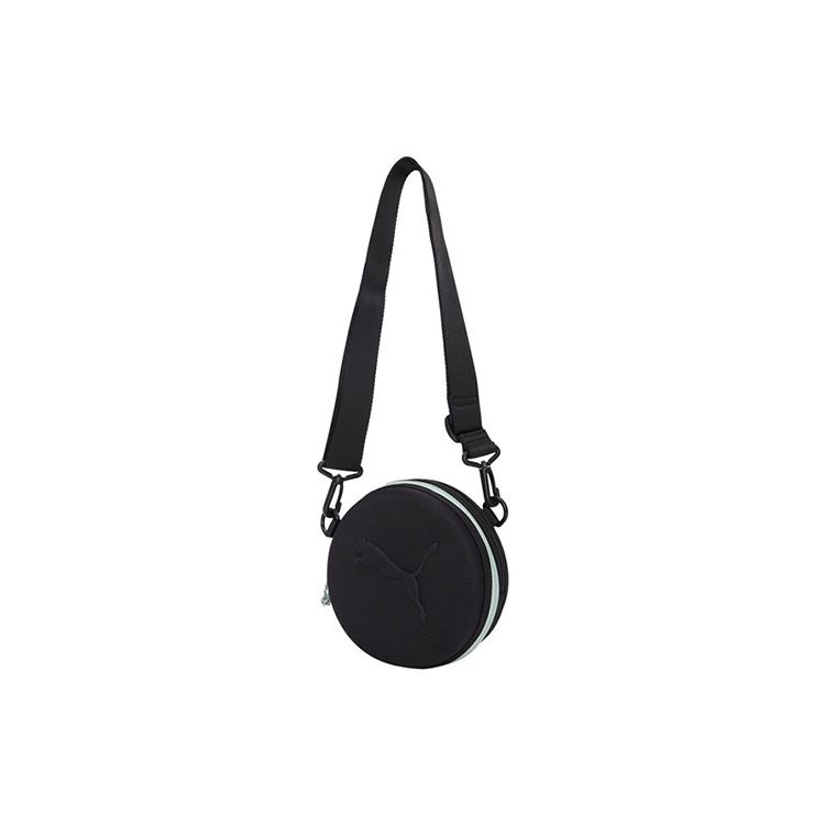 Puma Spring Fashion Lifestyle Sports Leisure Fabric Yoga Mat Shoulder Bag Crossbody Bag Unisex Bags Black 078075-01 Black