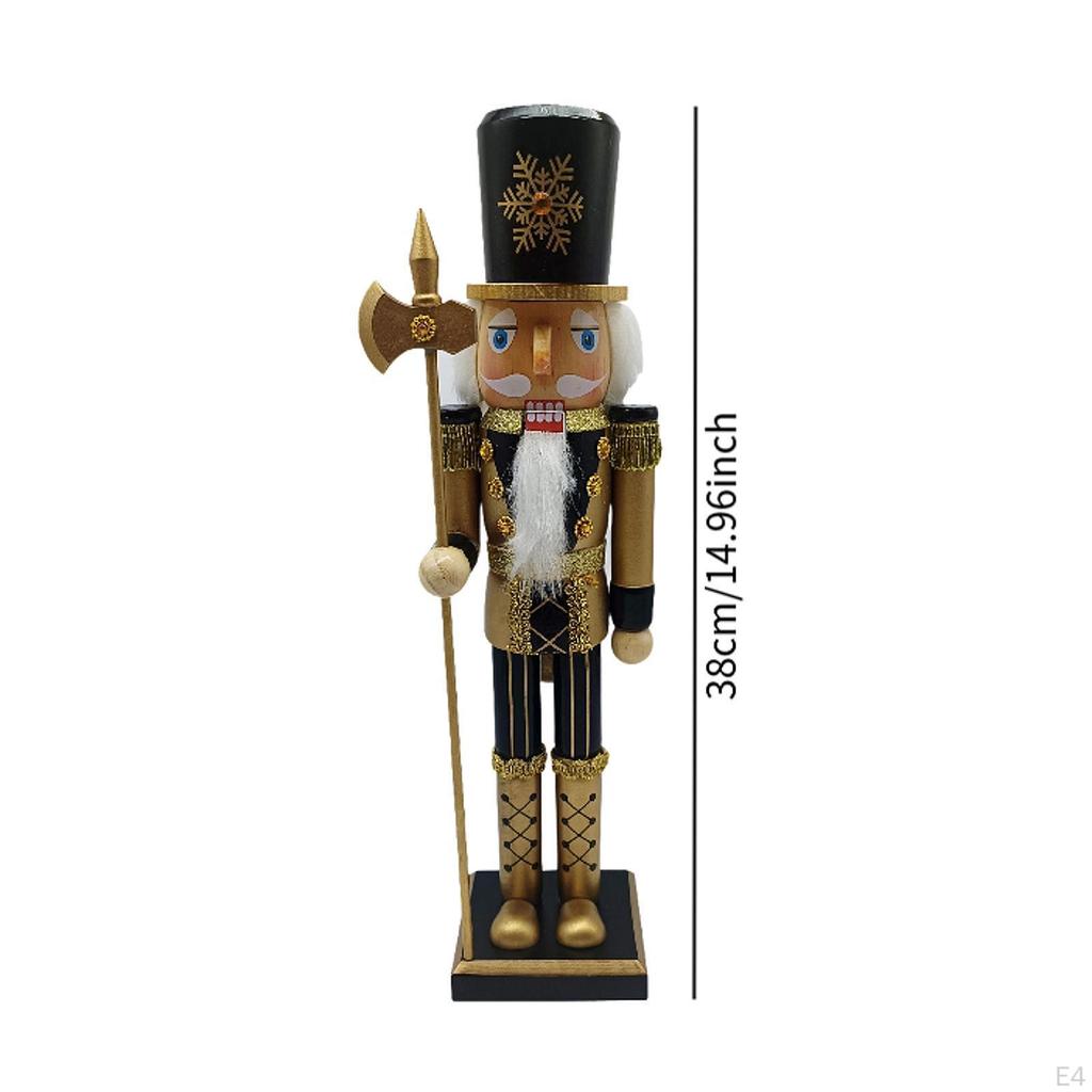 Nussknacker Figur Weihnachtsdekoration Sammlerstück Holzpuppe Ornament für