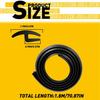 Car Front Windshield Panel Rubber Seal Strip Sealed Moulding Trim Accessories