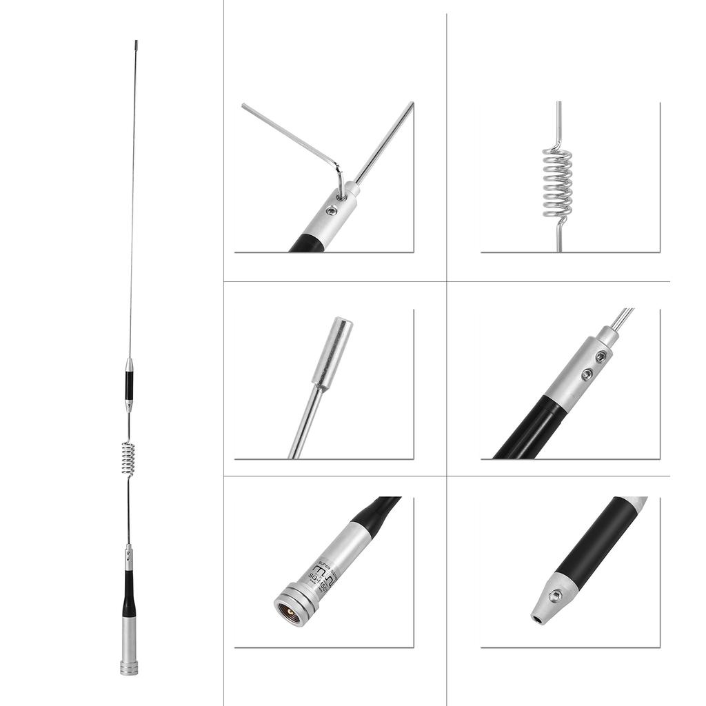 Fosa Car Mobile Radio Antenna, Dual Band UHFVHF 144430MHz, 100W Gain