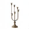 sixArm Candle Holder Traditional 6Arm Candelabrum Metal with Cups for Dining Tables,