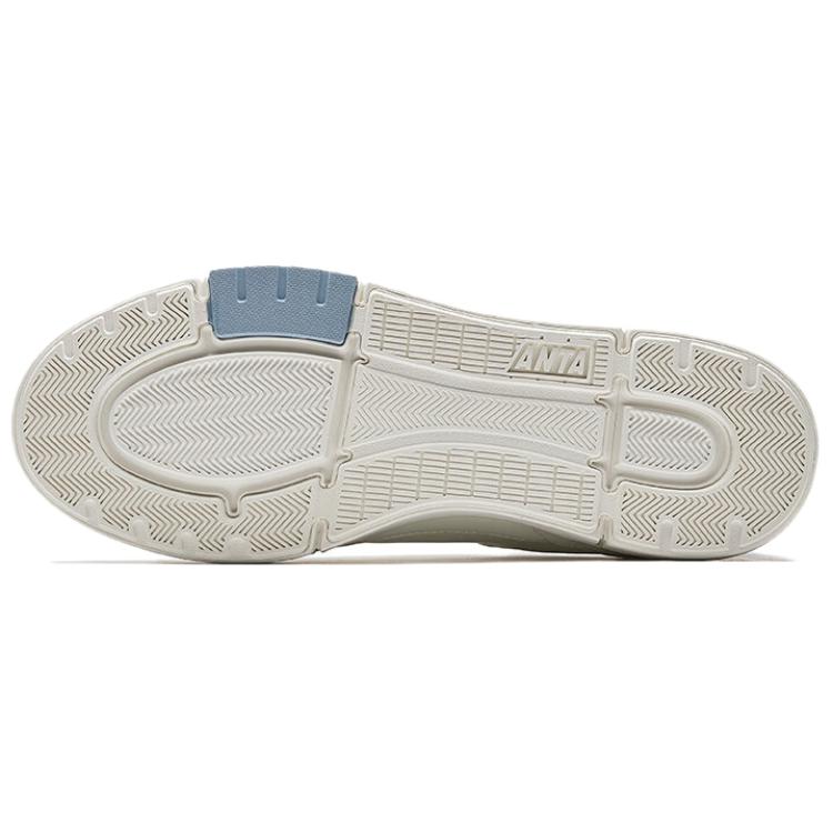 Anta Breathable Comfortable Fashion Trendy Slip Resistant Durable Low Top Skate Shoes Women sneaker White 122528018-2