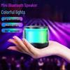 Caixa de Som Bluetooth Luz Deslumbrante de Sete Cores – Design Transparente, Atmosfera Vibrante, Som de Alta Qualidade com Subwoofer, Modelo S100