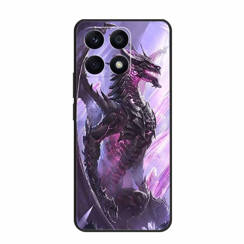 

For Honor X8B Cover Flowers TPU Soft Silicone Transparent Back Phone Case For Huawei Honor X8A Funda HonorX8B Lovely Cute Coque Honor X8B