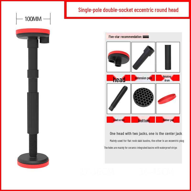 Adjustable Bathroom Toilet Cabinet Support Rod Tool