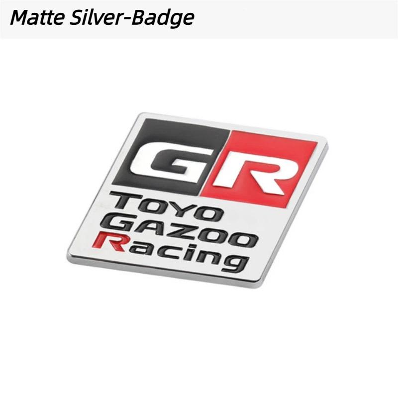 Kovová nálepka na auto GR Gazoo Racing Logo Znak Odznak Obtisk pro HV Y-ARiS GRMN 86 P-rius H-arrier