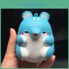 Pingente de Celular Hamster Fofo Squishy com Espuma PU para Alívio do Estresse e Uso como Presente