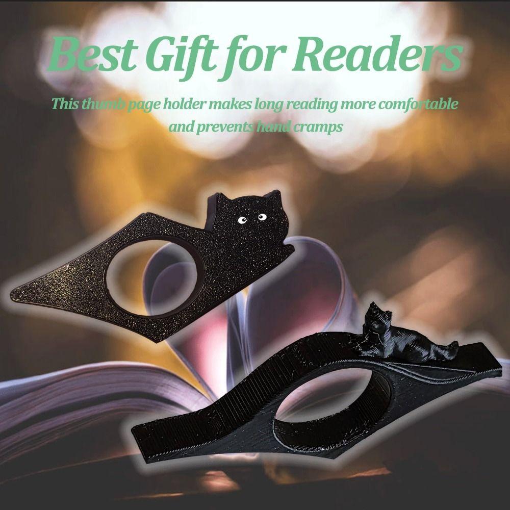 Portable Cat Book Page Saver Plastic Book Opener Holder New Bookmarks  for Reading