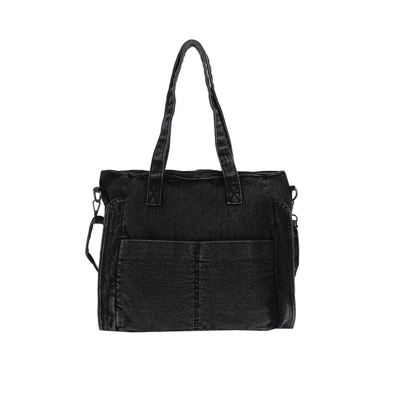 Sac à Bandoulière Unique, Grande Capacité, Sac Cabas pour le Travail, Sac Bandoulière, Sac à Main en Jean