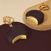 Chocolate Pie Keychain Simulation Dessert Charm Pendant Keyring Jewelry For Girl Women Gift Bag Decoration