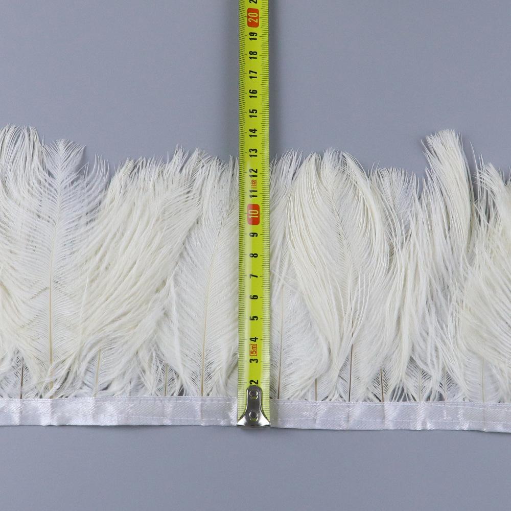 Whole Ostrich Hair Cloth Edge Clothing Accessories Material Ostrich Hair Cloth Strap Diy Handicraft Skirt