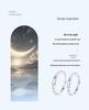 Tichia Star & Moon S925 Sterling Silver Adjustable Unisex Couple Rings - Original Niche Design