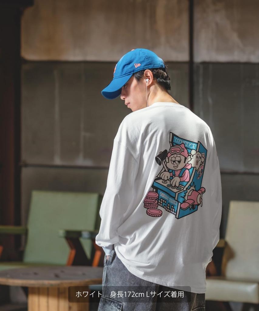 [IMPROVES] [SIDEWAYSTANCE] Retro Game Long Sleeve T-Shirt