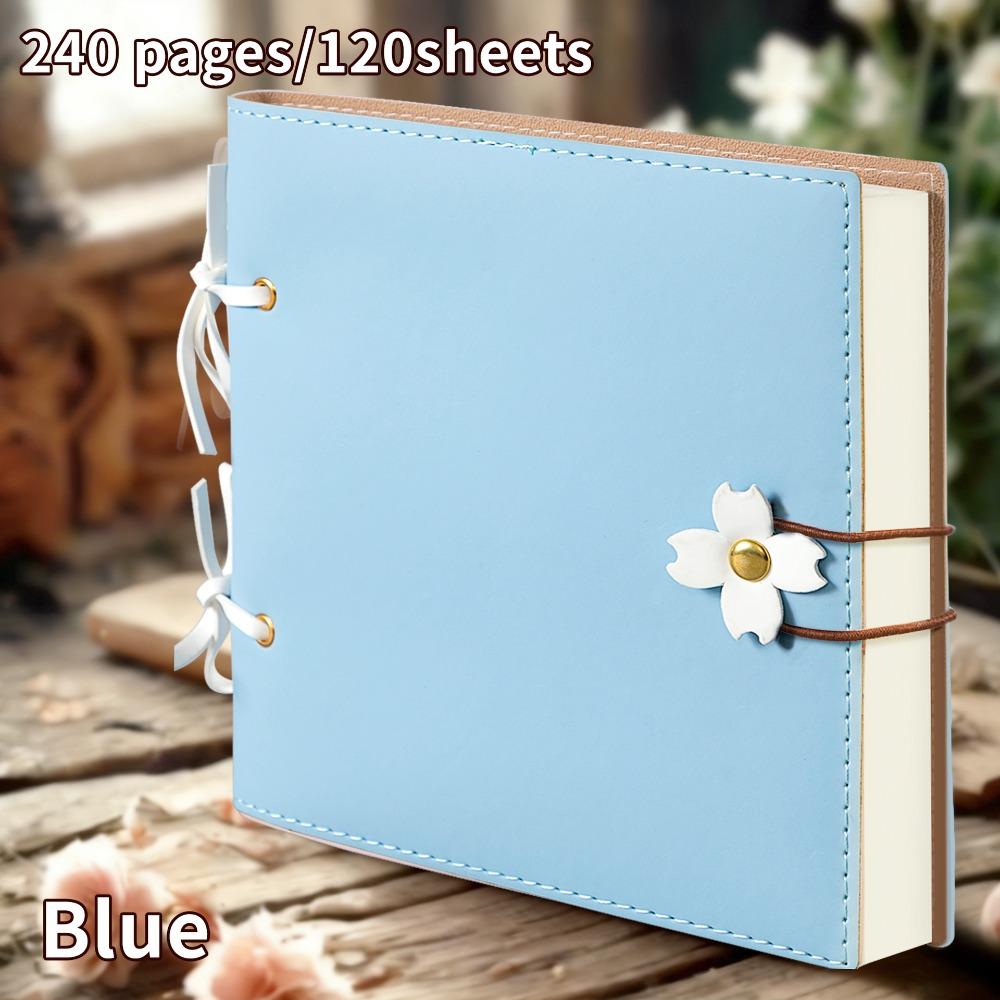 240 Pages Thickened Blank Wedding Album for Girlfriend, Boyfriend, Family