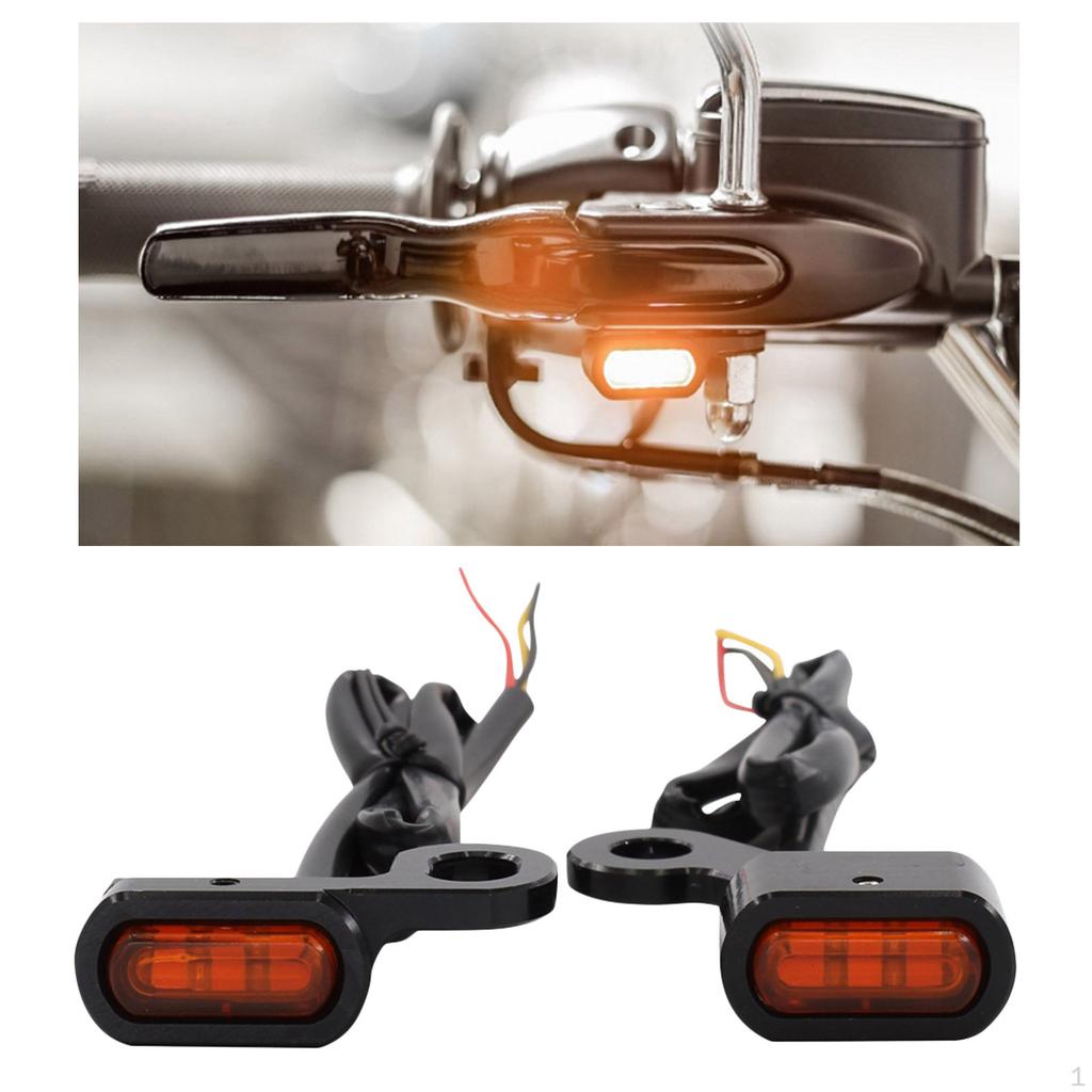 1 Pair Motorcycle LED Turn Signal Indicator Blinker Running Light Lamp Fit for 2004 883 1200
