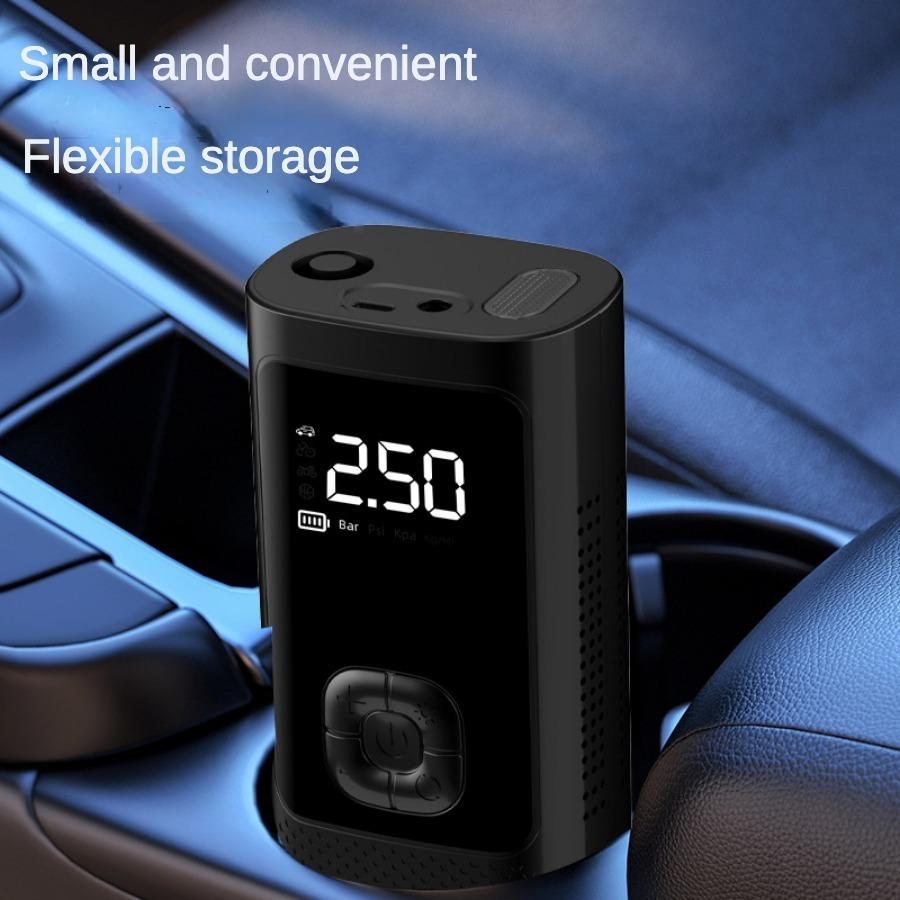 Car Mounted Inflation Pump Wireless Portable Car Digital Display Inflation Pump High-power Tire Inflation Pump