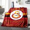 Name Custom Galatasaray Print Flannel Blanket High Quality Warm Comfortable Cover for All Seasons Perfect for Gifts Home Decor