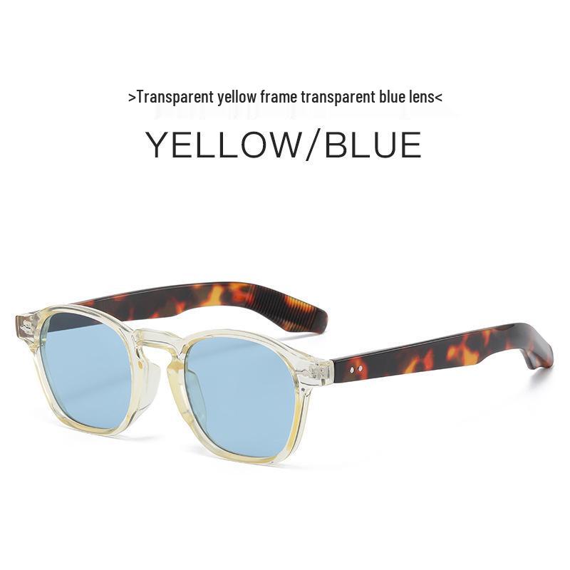 Trendy Women's Retro Round Frame Anti-UV Sunglasses