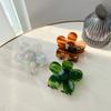 Flower Beautiful Design Acetate Hair Claw Clip Handcrafted For Women Trendy