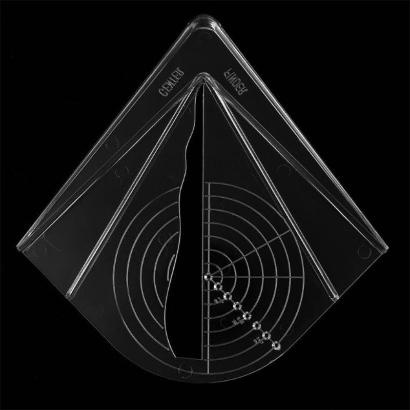 Plastic Center Finder for Square Round Octagons Hexagon , Wood Turners Lathe Work Drawing Circle Tools