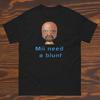 Mii Necesita una Camiseta Retro Blunt Inapropiada Camisetas Meme Dank Ropa de Meme Divertida Cuello Redondo Manga Corta Estilo Simple