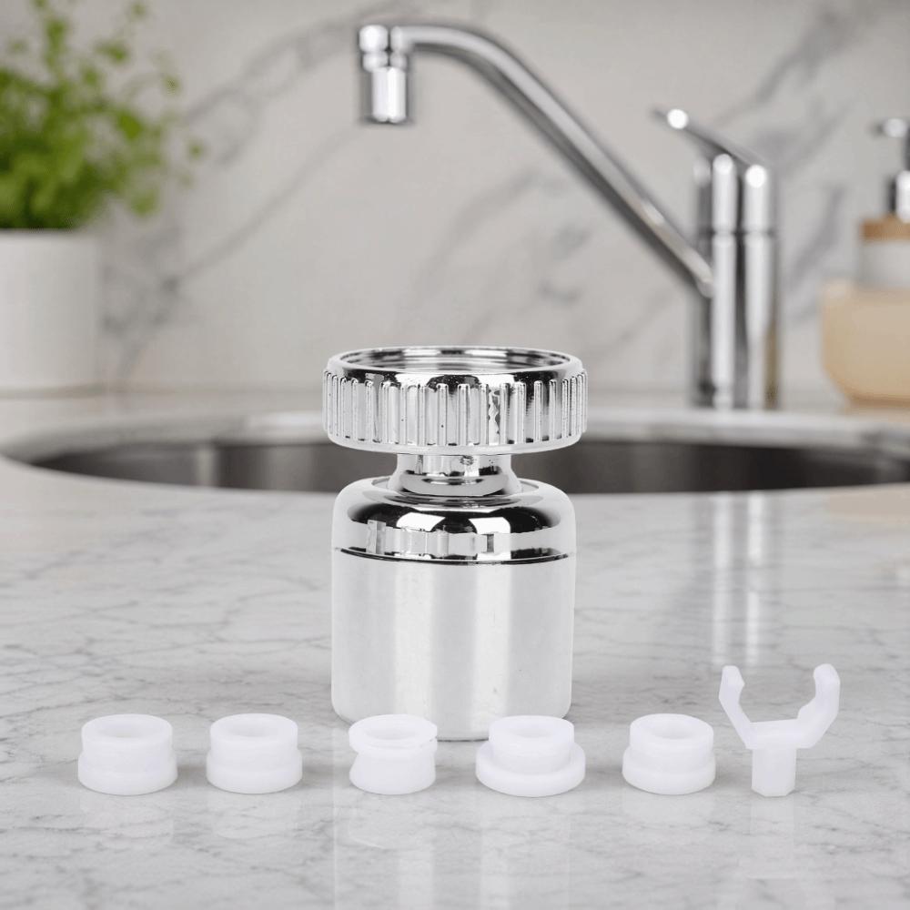 ABS Faucet Bubbler 360-Degree Rotating Faucet Nozzle Replacement Faucet Aerator  Kitchen Sink