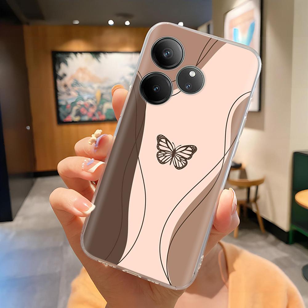 For Realme GT 6 Case Colorful Painted Cover Soft Silicone Phone Case For Realmi GT 6T RealmeGT6 GT6T Case Transparent Funda Bags