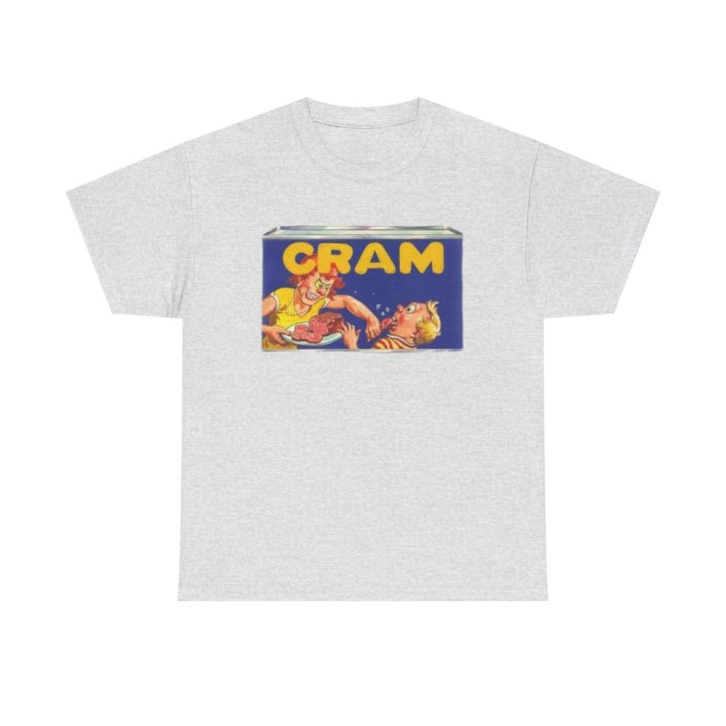 Wacky Packages CRAM Lunch Meat Printed T‑Shirt Funny SPAM Parody