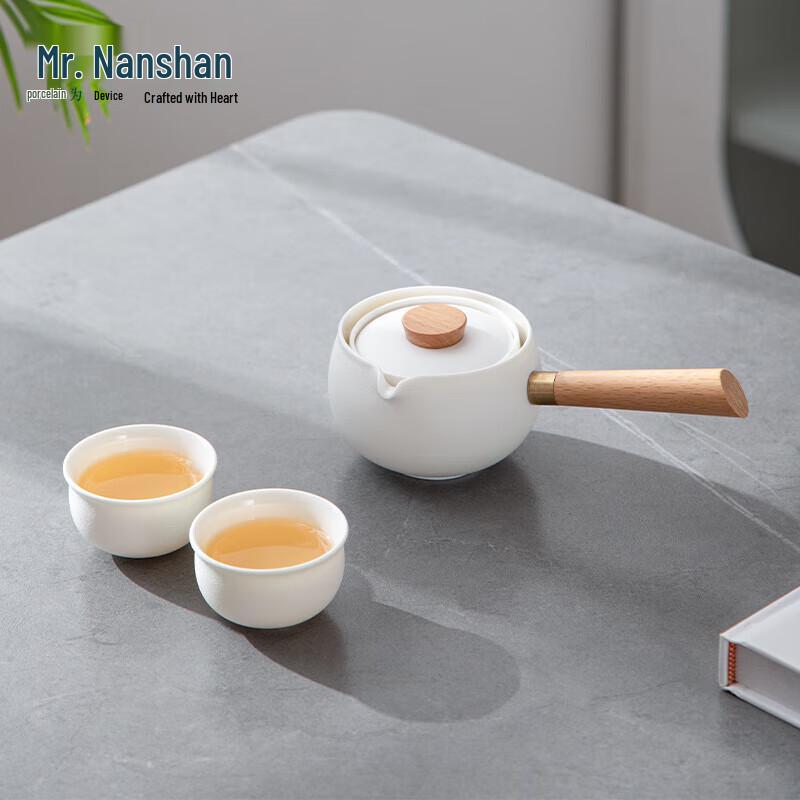 Nanshan Mr. Ceramic Side Handle Kung Fu Teapot