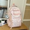 Schoolbag Korean version ins simple casual girl cute star high value printed schoolbag women's campus versatile backpack