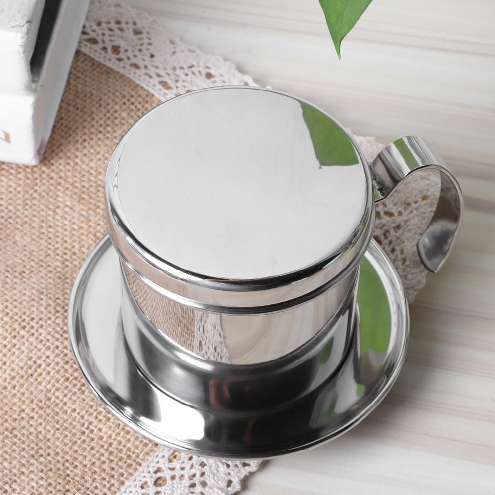 Tragbarer Kaffeefilter aus Edelstahl für die Kaffeemaschine zu Hause, in der Küche, im Büro oder im Freien