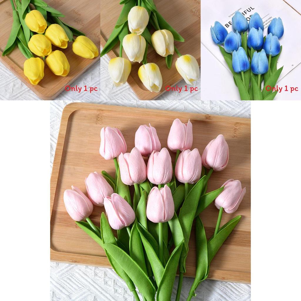 Mini Tulip Fake Plant For Wedding Decoration And Photo Shoots