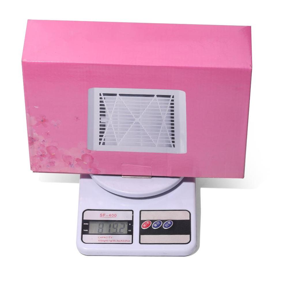 Nail Dust Collector: 80W High-Power Suction, Filter Screen & Speed Control for No Dust Escape