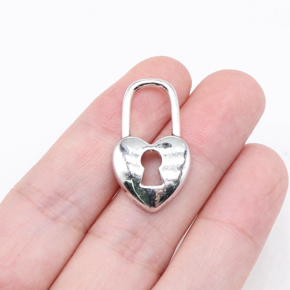 Key And Lock Charms Pendant Child Jewellery Massive Funny Art Supplies