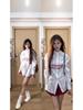 Autumn 2025 Women's Color Block Striped Long Sleeve Shirt