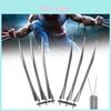 Conjunto de Garras Cosplay de Halloween do Wolverine com Acessórios de Armas de Plástico para Festas a Fantasia