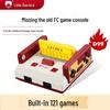 D99 Little Tyrant Red and White Nostalgic Dual Handle FC TV Game Console