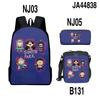 Trendy Popular Novelty SOUTH PARK 3D Printed 3pcs/Set Student School Bags Laptop Daypack Backpack Lunch bag Pencil Case