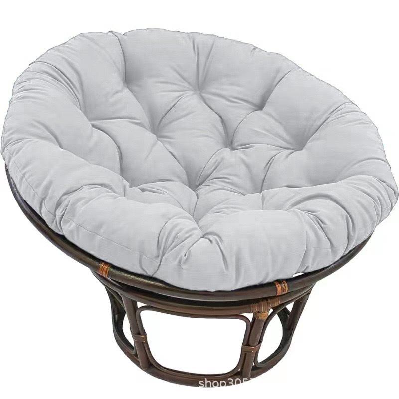 Round Hanging Chair Cushion Set: Thickened Cushion & Backrest for Swing/Basket Chairs