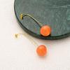 18K Gold-Plated Fruit & Vegetable Earrings: European & American INS-Inspired Fresh Design