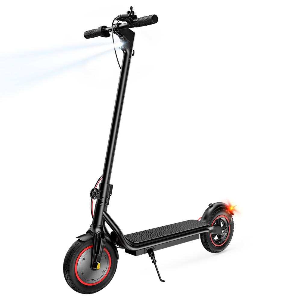 IScooter W6 Trottinette Électrique Pliante, Moteur 500W, Batterie 36V 7.8Ah, Pneus 10 pouces, Vitesse Max 35km/h, Autonomie 30km, Frein à Disque Arrière, Écran LCD
