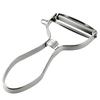 Shimomura Kogyo, Made In Japan, Professional Grade, Easy-to-Remove Peel, Sharp Peeler PG-631, Dishwasher Safe, Made In Tsubame-Sanjo, Niigata, Silver