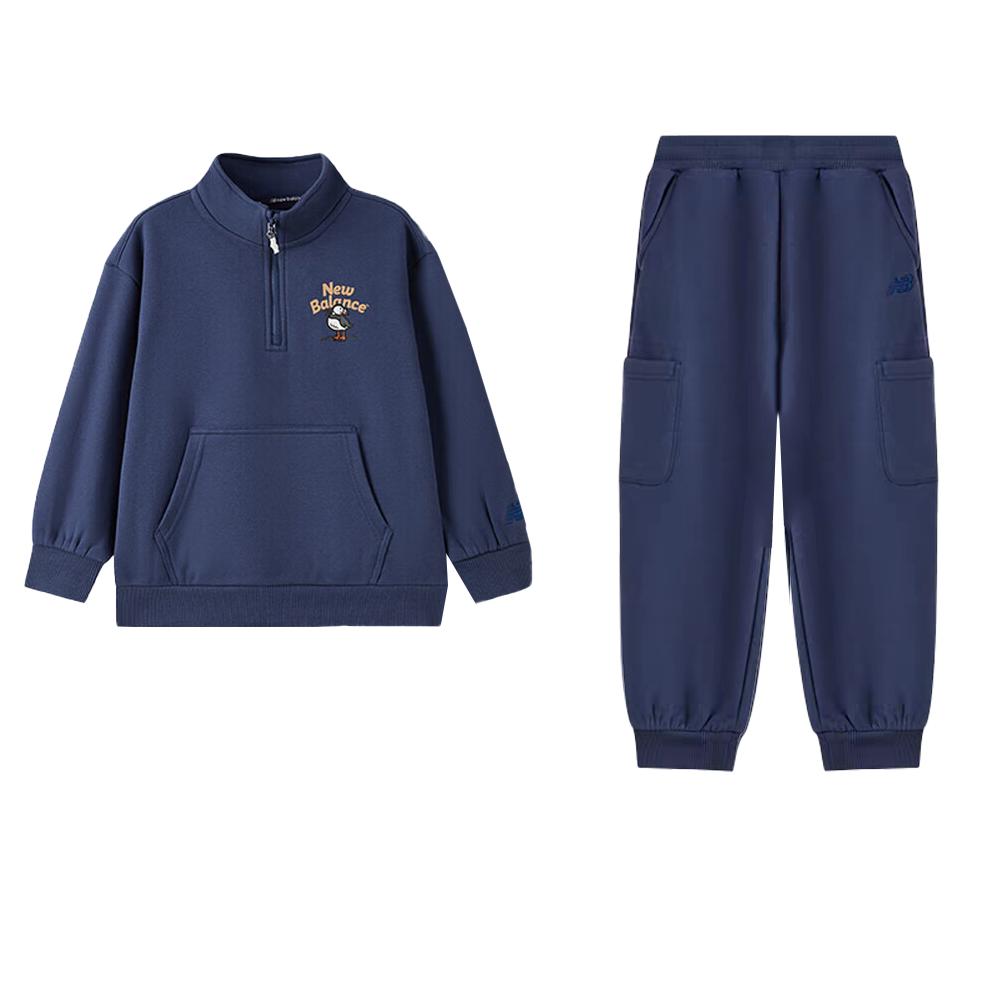 New Balance Casual Sportswear 2 Piece Set Kids  2PF41093-BL 110