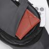 Minimalist Nylon Sling Bag with Multiple Zipper Pockets Casual Crossbody Chest Pack for Daily Travel
