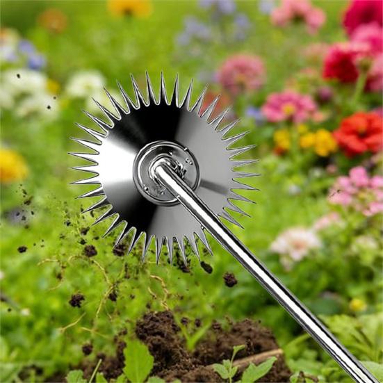 Hand-Unkrautstecher mit 360-Grad drehbarem Kopf Unkrautzieher mit ergonomischem Griff Manuelles Unkrautentfernungswerkzeug zum Ausreißen von Löwenzahn Distel Garten Rasen Terrasse