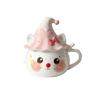 1pc Cute Cat Ceramic Mug with Lid, Handmade Multipurpose Coffee Cup, Insulated, Reusable Milk Cup, with Hand Wash Only, Ideal Gift for Christmas