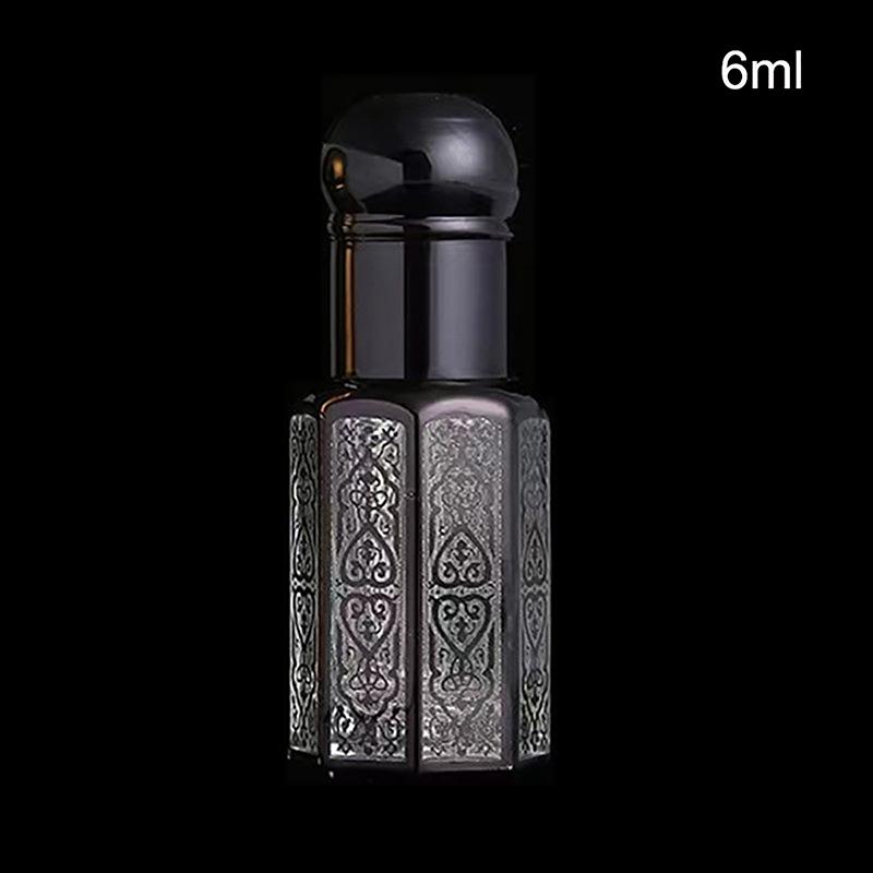 Frasco Roll-On de Óleo Essencial de 3/6/12ml Conta-Gotas Dourado Frascos de Perfume Viagem Recarregável Roll-On Vidro Recipiente Vazio de Luxo