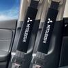 2pcs Suede Leather Seat Belt Cover For Mitsubishi Outlander Lancer EX ASX Pajero L200 Car Accessories Car Shoulder Pad Seat Belt