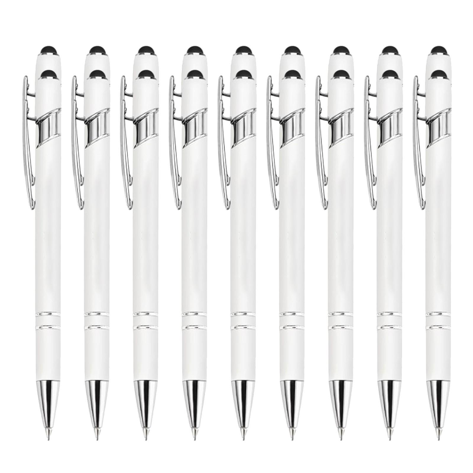 

20 шт. персонализированная шариковая ручка с гравировкой на годовщину персонализированный подарок для мужчин и женщин 30 мл One Size белый